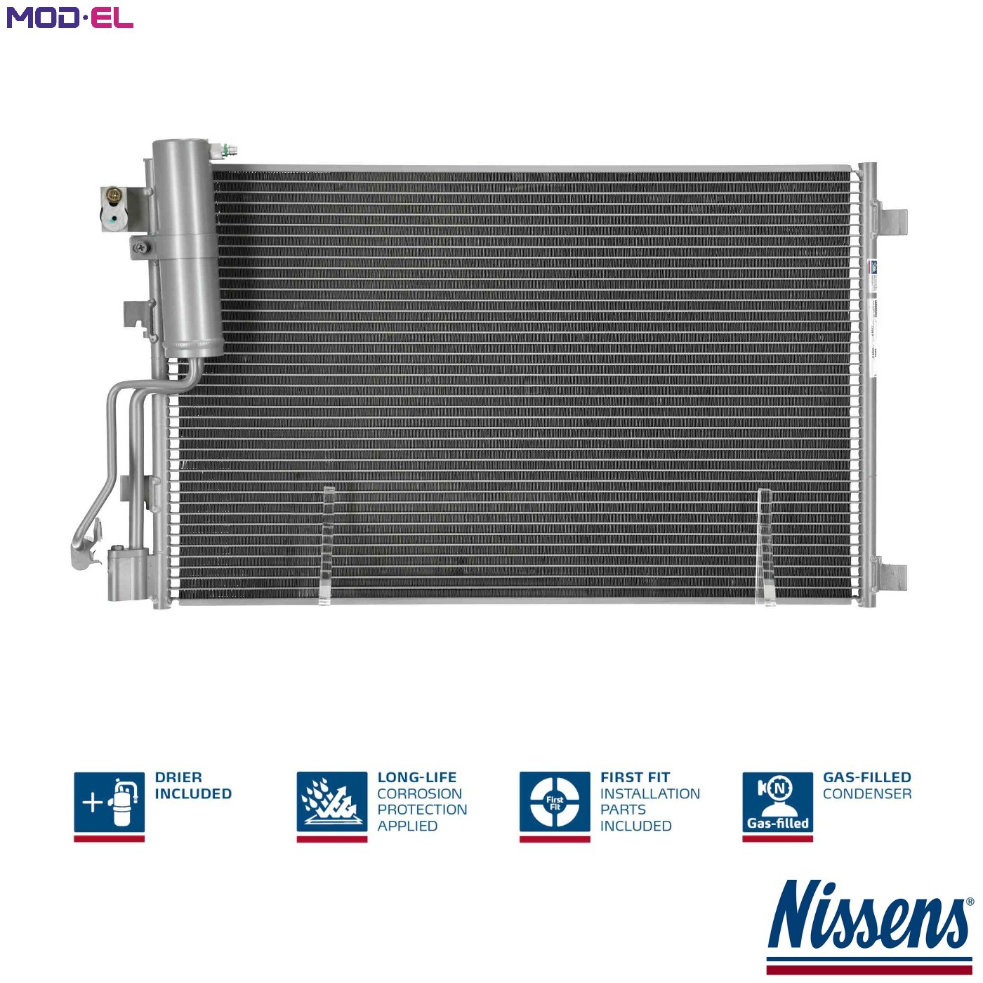 Nissens Aircon Condenser 940417 for eg. NISSAN QASHQAI+2 (2007) 1.5 DCI etc - Image 9