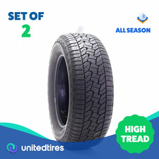 Set Of 2 Used 26560r18 Hankook Dynapro Atm 110t - 1032 Set Of 2 Used 26560r18 Hankook Dynapro Atm 110t - 1032