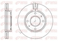 2X Bremsscheibe Remsa 6987.10 FüR Hyundai 257Mm Elantra 3 XD Matrix FC Crdi VGT