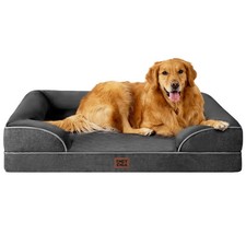 Orthopedic Memory Foam Dog Bed for Large Dogs, Waterproof NonSlip Washable