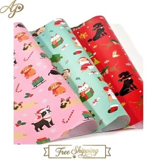 Fun Christmas Dog-Themed Wrapping Paper - 10 Sheets, 20” x 27” Perfect for Kids
