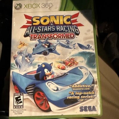 Sonic All Stars Racing Transformed (Microsoft Xbox 360, 2012) No Manual