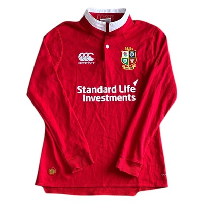 Canterbury British & Irish Lions Rugby Polo Shirt Vapodri Red Womens Uk14