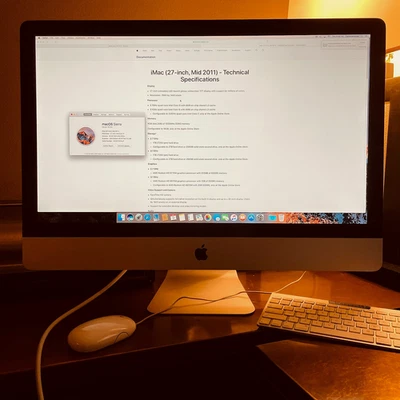 Las mejores ofertas en Computadoras Apple iMac 2011 Apple todo en