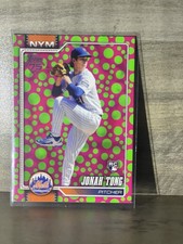 2026 Topps Series 1 Baseball Jonah Tong Rc Holiday Polka Dots, Mets