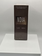 NOVA HAIR Light Brown Hair Dye Shampoo Non-Toxic Paraben Free
