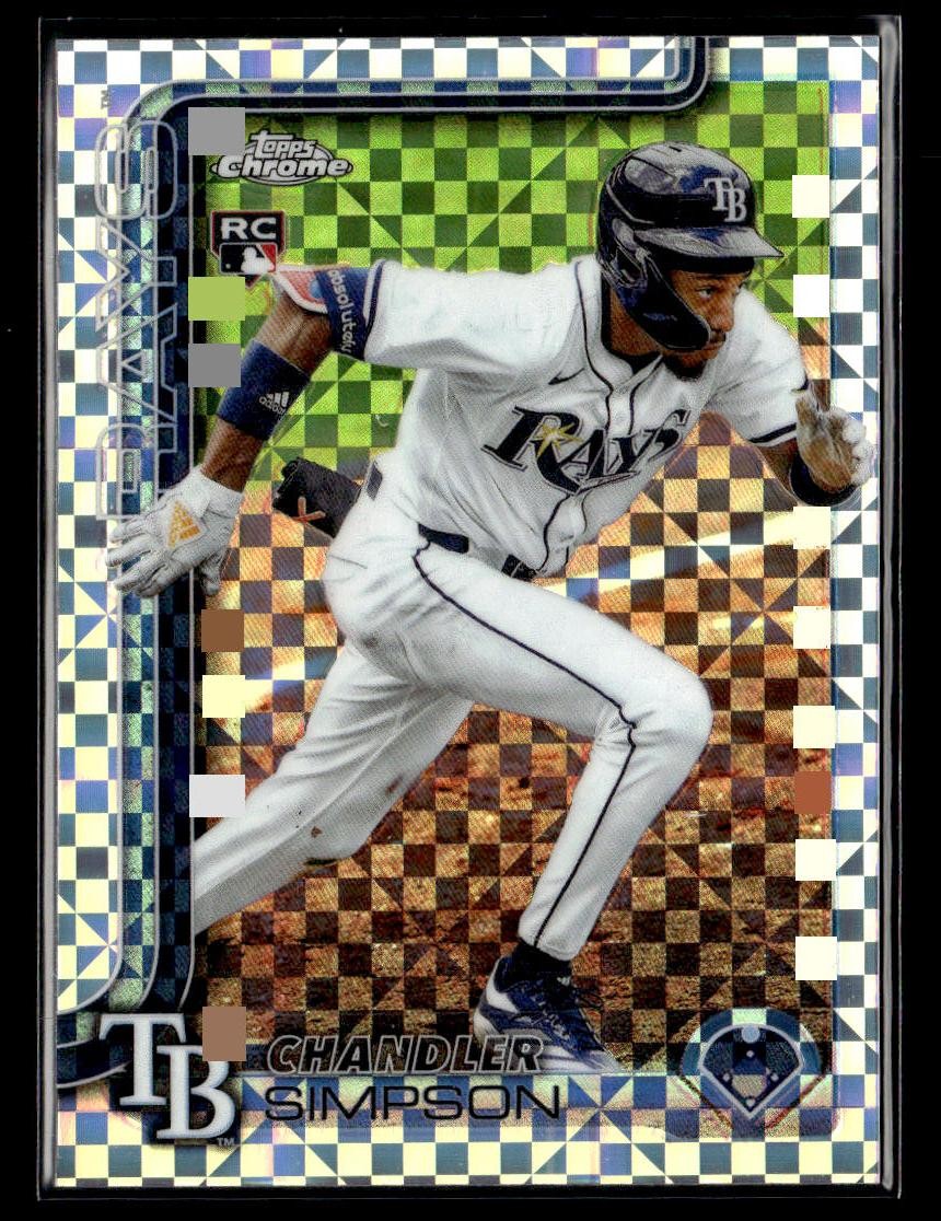 2025 Topps Chrome Update #USC179 Chandler Simpson X-Fractors Rookie card