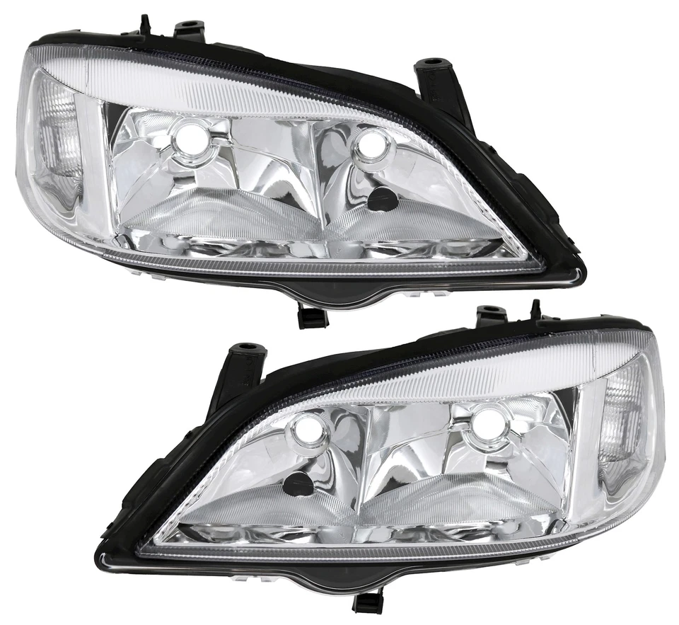Scheinwerfer Set für Opel Astra G links + rechts Hauptscheinwerfer Halogen