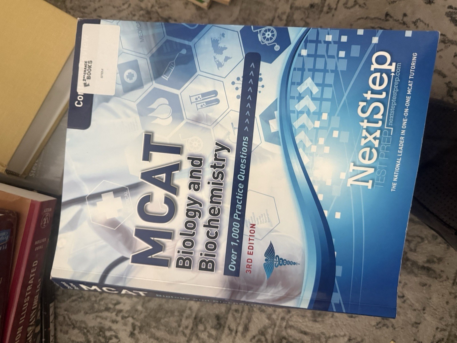 NextStep Test Prep MCAT 3rd Ed Study Guide Book Lot of 5 Biology ...