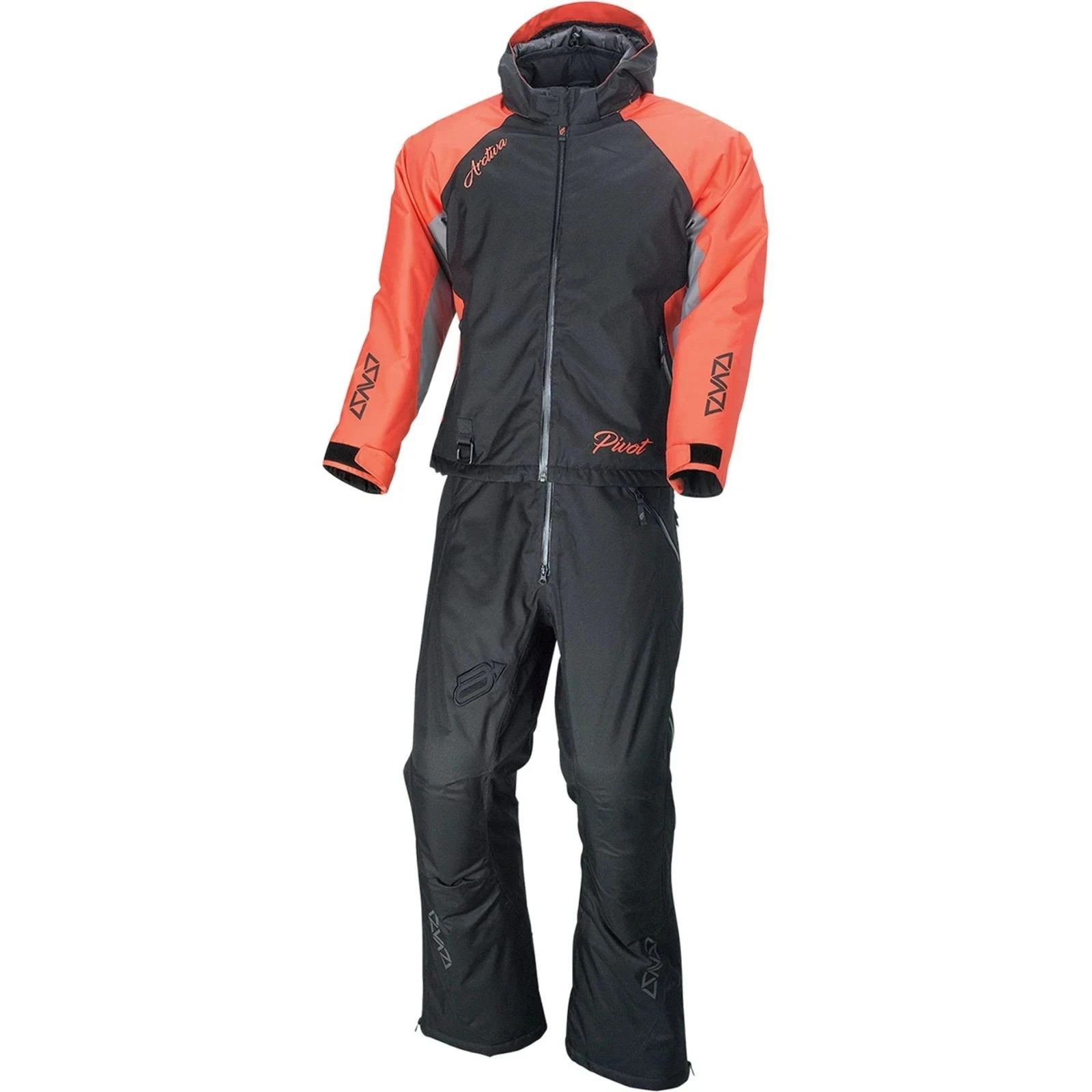 ARCTIVA Pivot 5 Hooded Women's Jacket Winter Snow Skiing Cold Coral LARGE