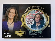 2024 Decision Presidential Election Gold Kamala Harris 18/47 Commemorative Coin 