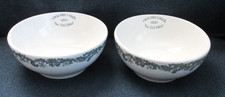 2 Greenwood China Odd Fellows No. 212 IOOF Concord (NH?) Lodge Ironstone Bowls