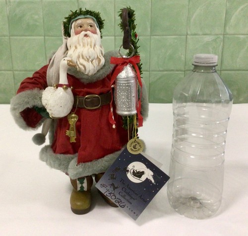 RARO 1994 Clothtique Santa Possible Dreams Santa & Feathered Friend David Wenzel - Imagen 14 de 14