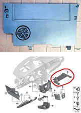 plastic passenger compartment liner Mini F55 F56 F57 2014-2023 51459318316
