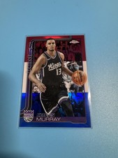Keegan Murray Sacramento Kings Basketball Red White and Blue Refractor Excellent