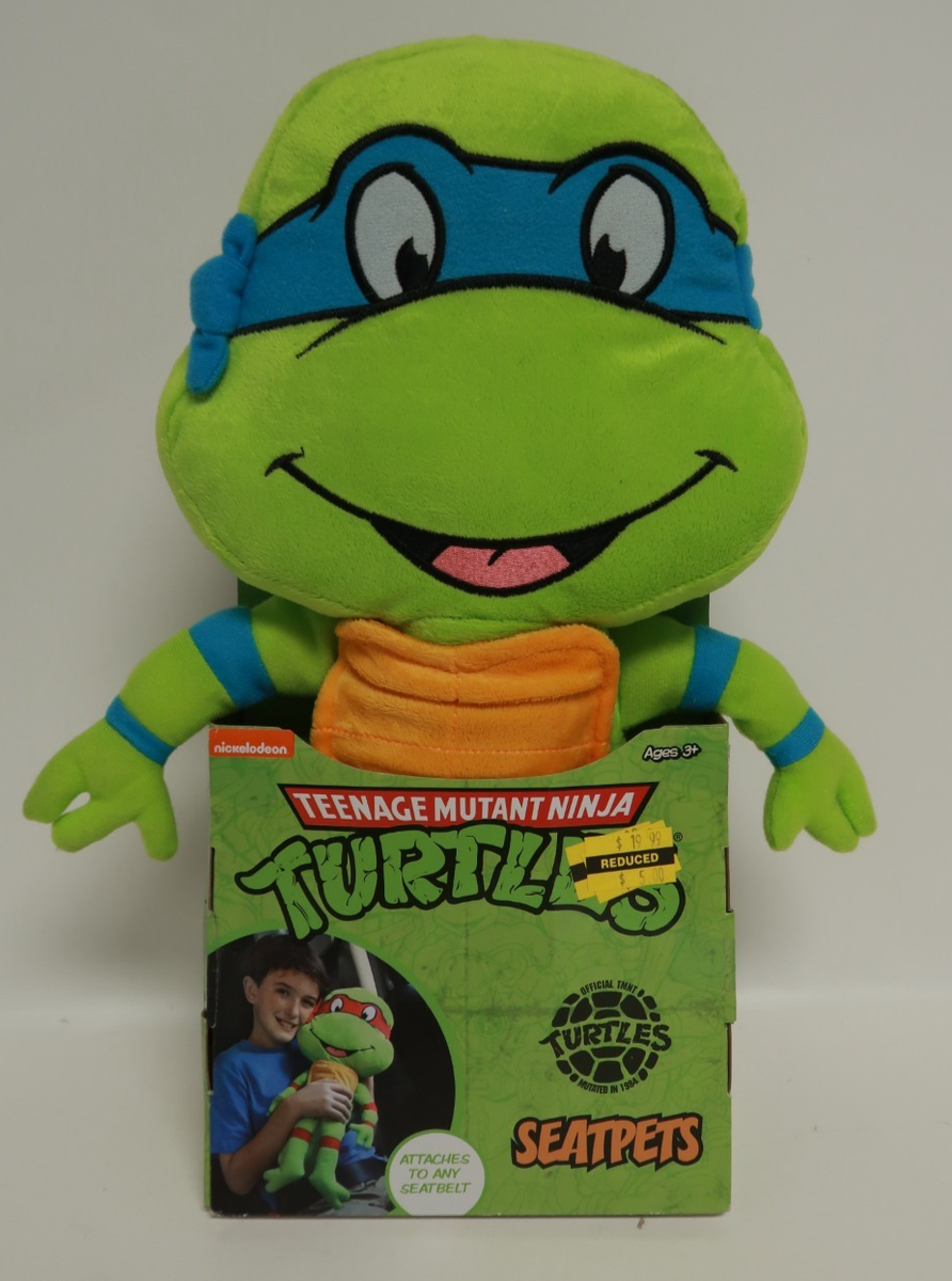 TMNT Teenage Mutant Ninja Turtle Seatpets Michelangelo Plush Toy