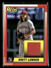 2025 Topps Series 2 Rhett Lowder 1990 Topps Baseball Relic #90R2-RLO
