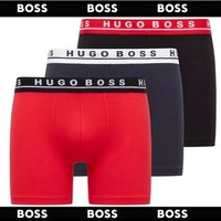 Boxers For Men's 3 Pack Trunk SHORTS Hugo Boss-3 Different Colour