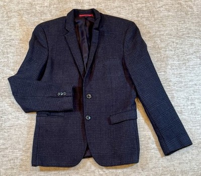 Hugo Boss Hugo Men s Dark Gray Jacket Size 38R 100% Wool