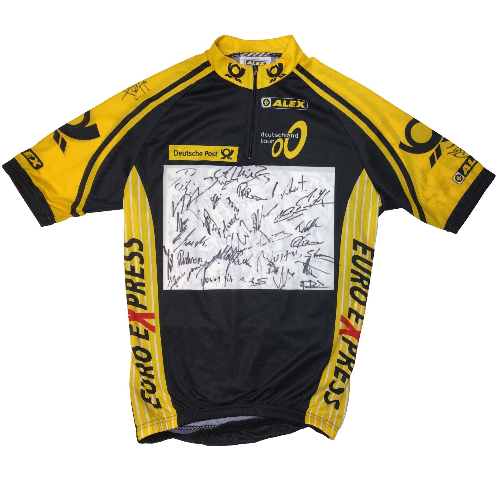 2000 Tour of Germany, Signed by 100+ Front & Back, Original Vintage Bike Jersey