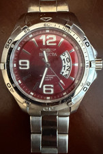 Invicta 80134 Sport Red Dial Stainless Steel ...