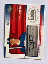 2004 UD USA BASEBALL 25-YEAR ANNIV. SIGNATURES BLACK INK #ROSS DAVID ROSS /360