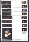 [G191841] Art Rembrandt Netherlands Nice Lot First Day Covers UNG