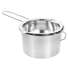 2 Pcs Stainless Steel Candle Wax Melting Pot Practical Metal Melting Pot Set