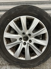 VOLKSWAGEN TIGUAN 17" ALLOY WHEEL & TYRE 235-55-17 5N0601025M 2007-2015