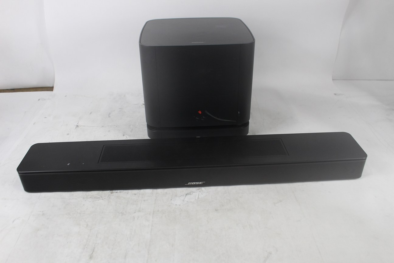 BOSE SMART SOUNDBAR 600 AND SUBWOOFER | 873973-1100 | BLACK | NO REMOTE