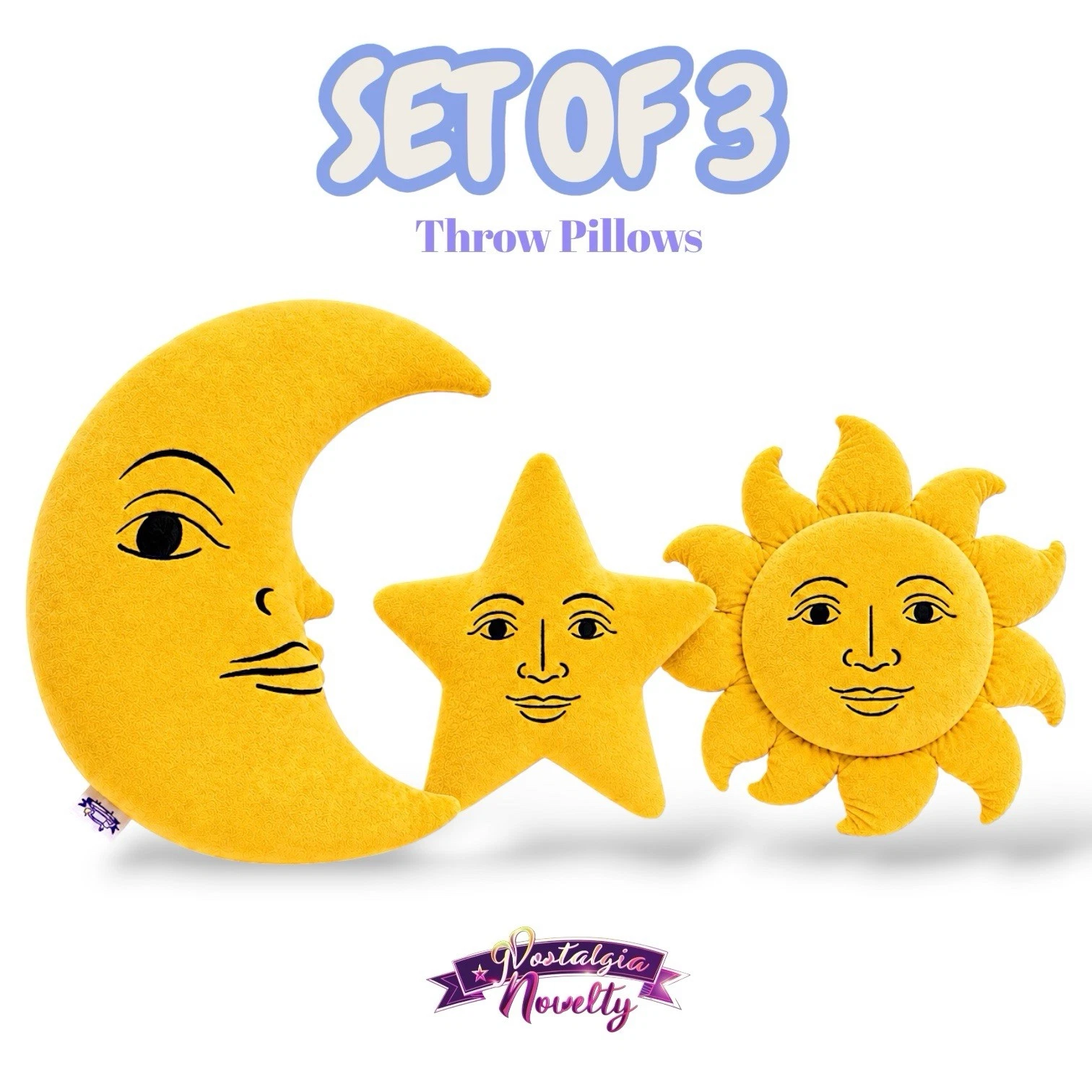 Vtg Celestial Moon Sun Star Whimsigoth Salamander Graphix inspired Decor Pillows
Opens in a new wind