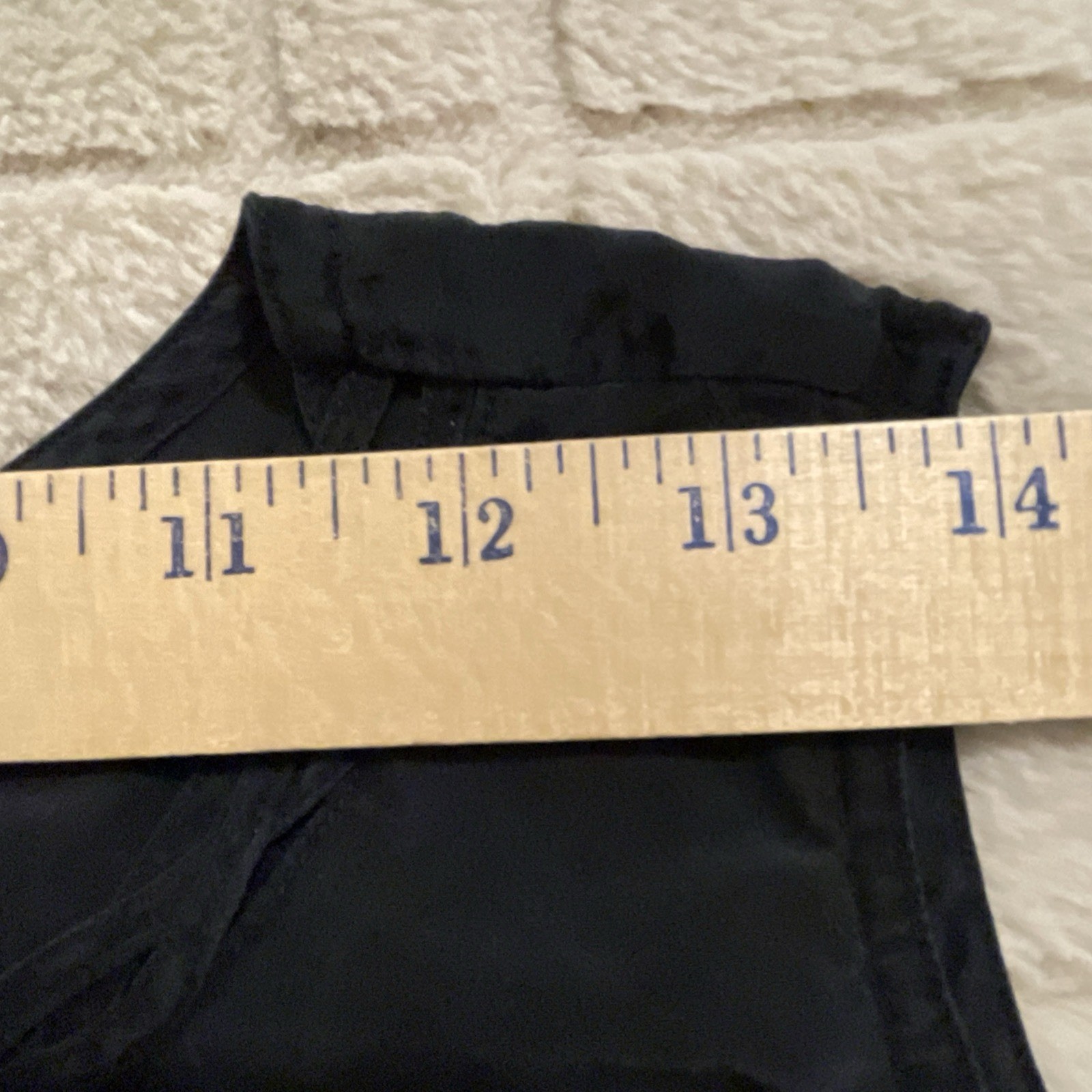 SILK LAND Tank Top L Shell Black Basic Career - image 2