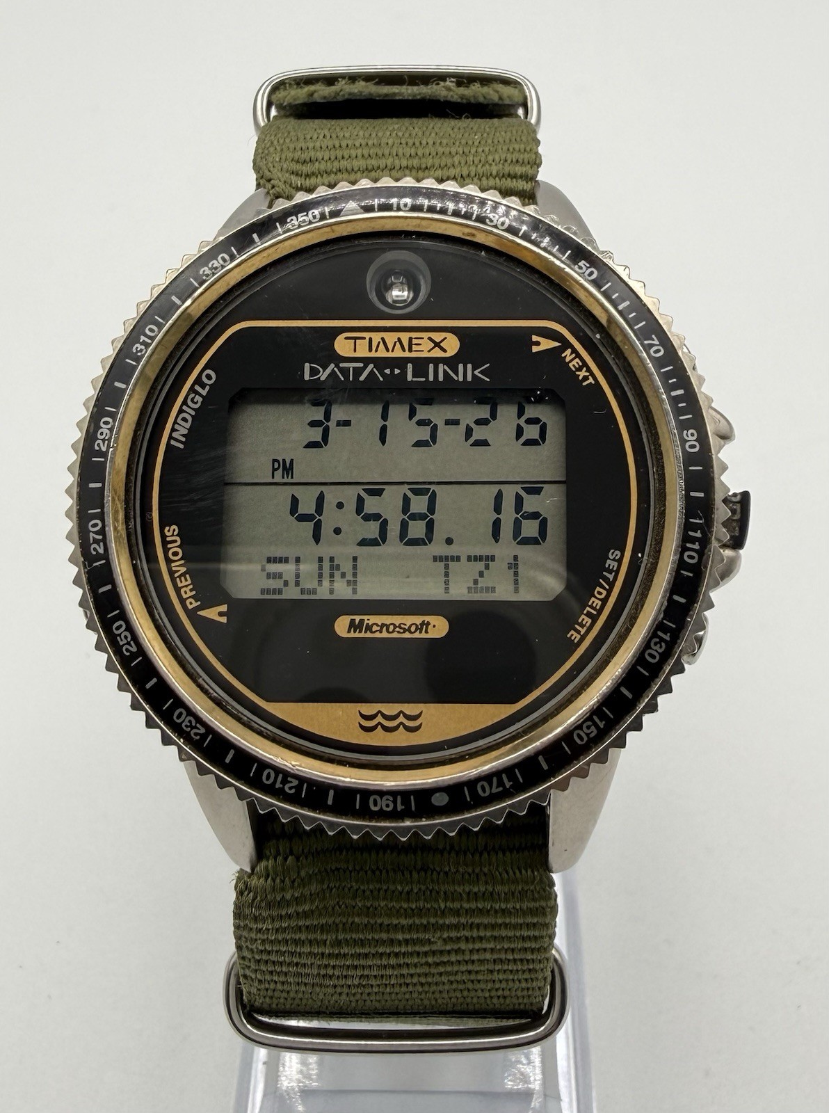 Vintage Timex Microsoft Data Link 150 Digital Wat… - image 1