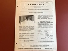 Ferguson Model 3314 AM-FM Stereo Radiogram Service Manual