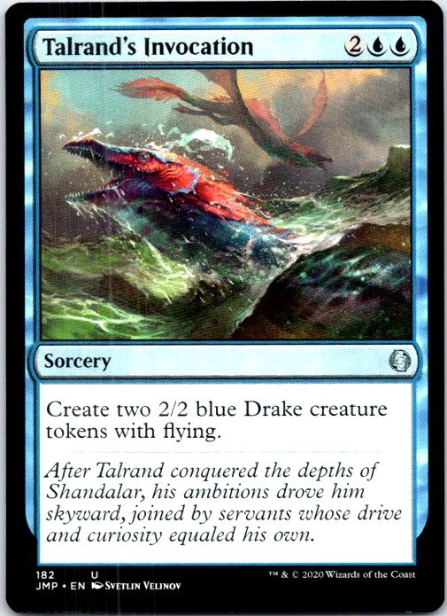 Talrand's Invocation U Jumpstart 182 NM