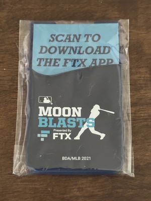 MLB FTX MOON BLASTS Baseball Game Phone Case 3M Adhesive Card Wallet