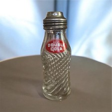 Salière double cola vintage / verre