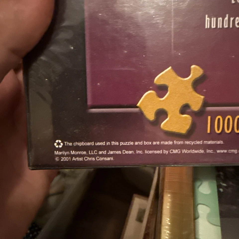 Leyendas de la Pantalla Plata 1000 Rompecabezas Piezas Maestras Elvis Marilyn NUEVO Foto 4 de 4