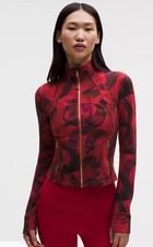 Lululemon NWT lunar new year plumes cropped define jacket nulu size 8