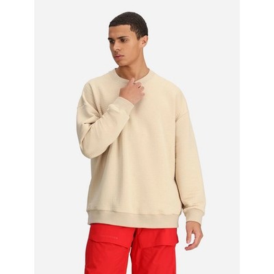 NWT Men's Obermeyer Explorer Tech Crewneck Sweatshirt - XL - Cement