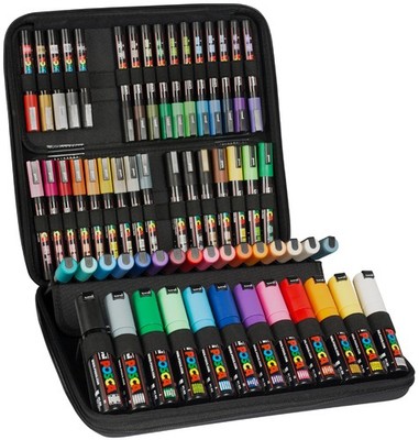 POSCA Pigmentmarker im 60er Koffer