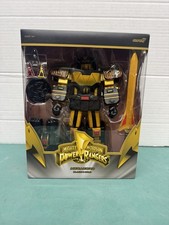 Super 7 Mighty Morphin Power Rangers Ultimates Megazord Black & Gold Sealed New