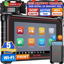 2025 Autel MaxiCOM MK900BT Pro Diagnostic Scanner Tool FCA Active Tests MK900-BT