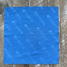 Costa Microfiber Cleaning Cloth For Eye Glasses Phone Screen Camera Lens Blue