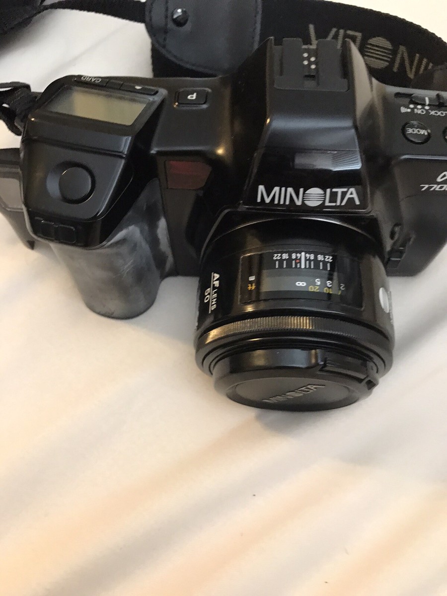 MINOLTA  α7700i Minolta Alpha 7700i QD 35mm Film AF SLR + AF Zoom 28-80mm f