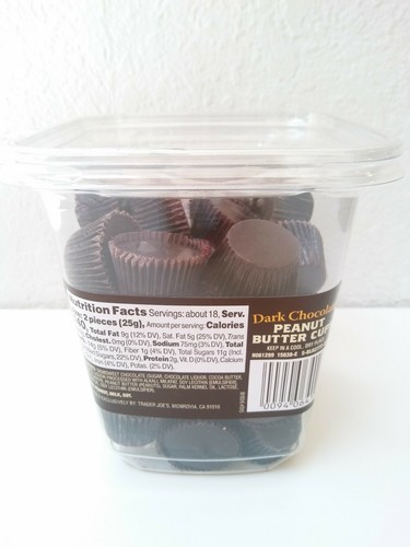 3 Pack Trader Joe's Dark Chocolate Peanut Butter Cups - 16 oz Each - Picture 2 of 5