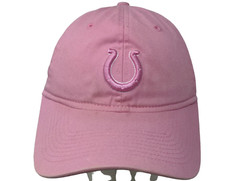 Reebok NFL Women's Slideback Hat Pink Size OSFA Indianapolis Colts Embroidered