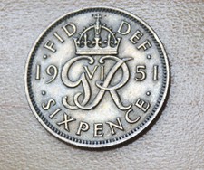 1951 Great Britain 6 Pence