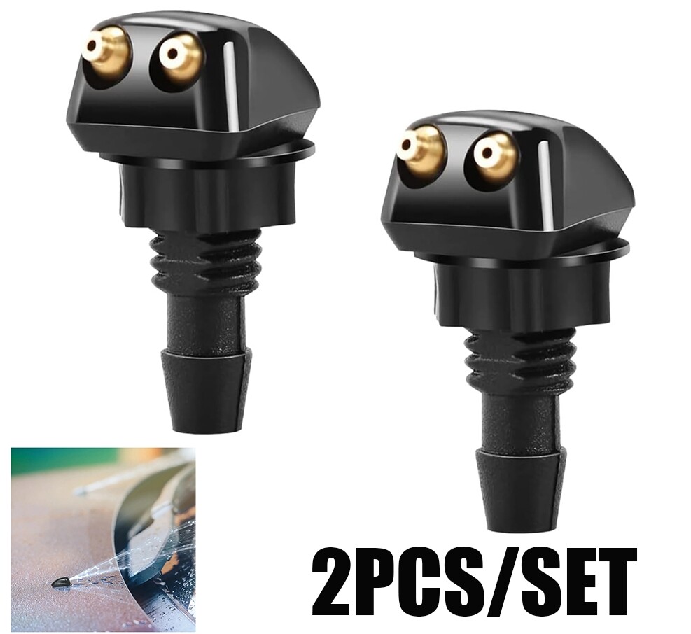 2X Universal Car Windshield Wiper Nozzle Sprayer Jets USA