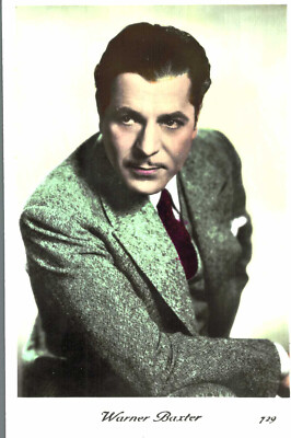 Warner Baxter    ** original Paris Postkarte Postcard ** Nr.  4164 c